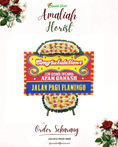 Bunga Papan Congratulation di Singakerta